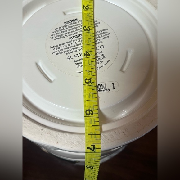 Harry Slatkin & Co Bath & Body Works Snowman Candle Holder Large 3 Wick 2011 BBW - Picture 6 of 7